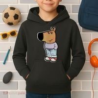 Chill Guy Dog Funny Chill Guy Meme Kids Hoodie thumb 2