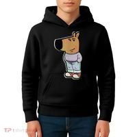 Chill Guy Dog Funny Chill Guy Meme Kids Hoodie thumb 4