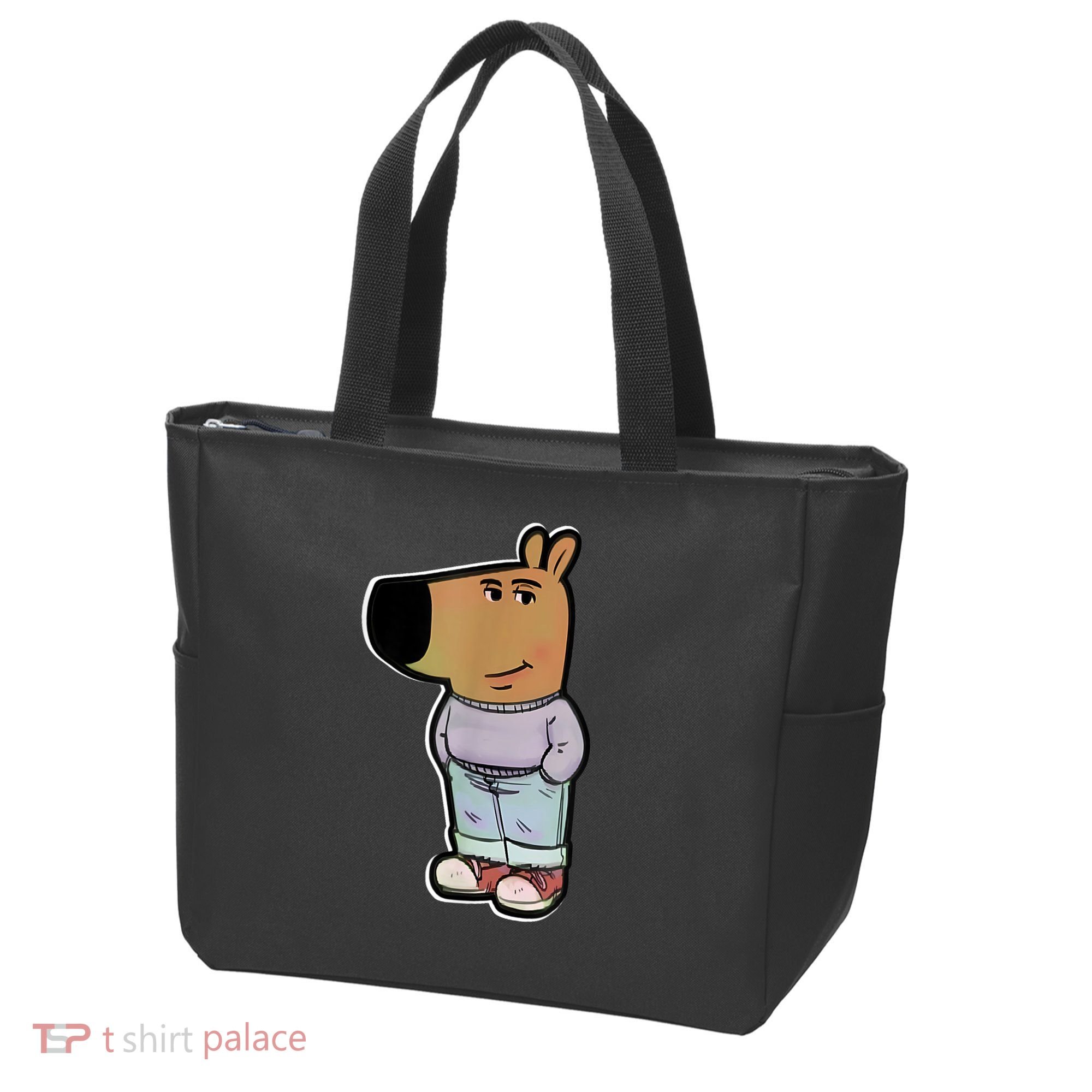 Chill Guy Dog Funny Chill Guy Meme Tote Bag