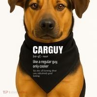 Car Guy Definition Mechanic & Auto Racing USA-Made Doggie Bandana thumb 1