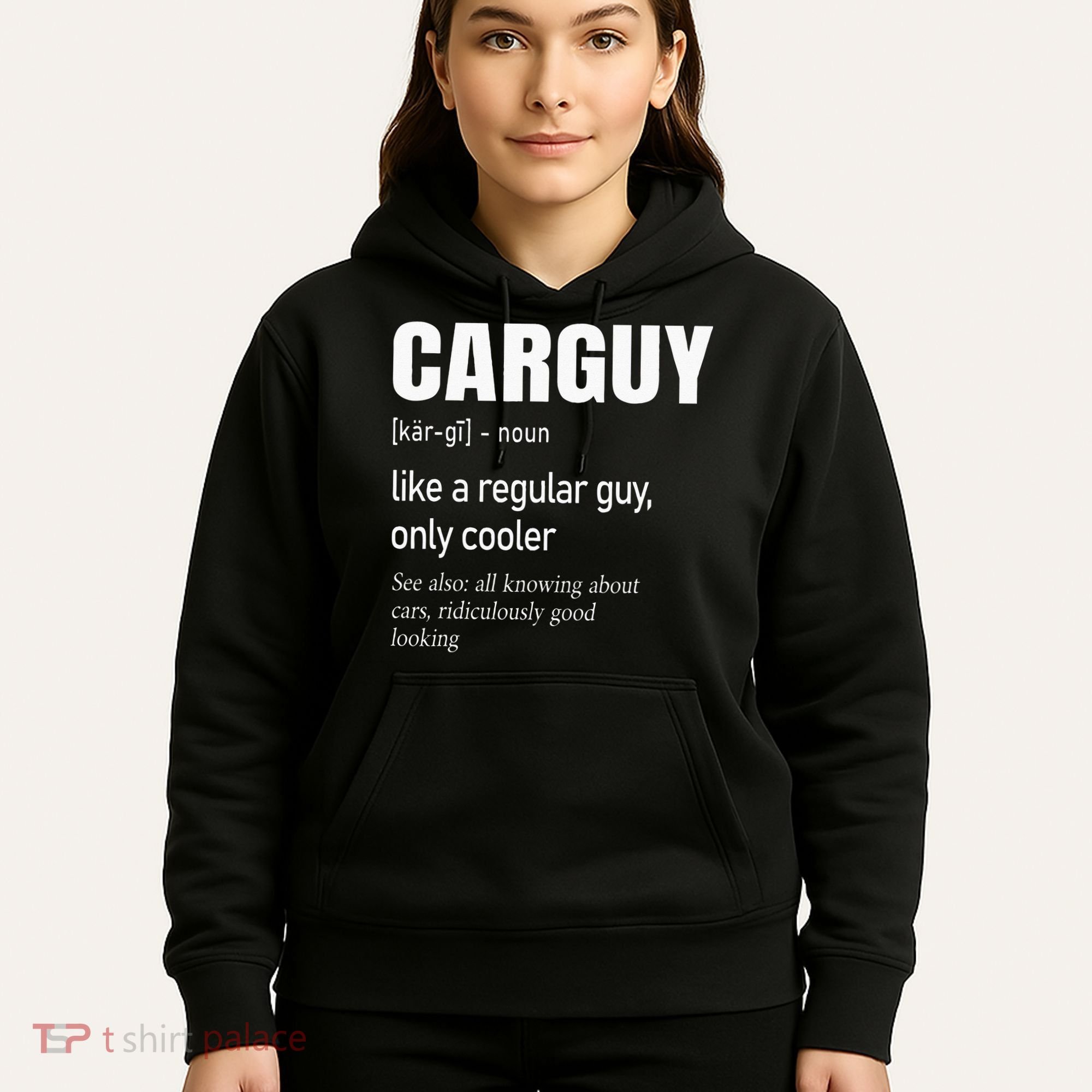 Car Guy Definition Mechanic & Auto Racing Hoodie