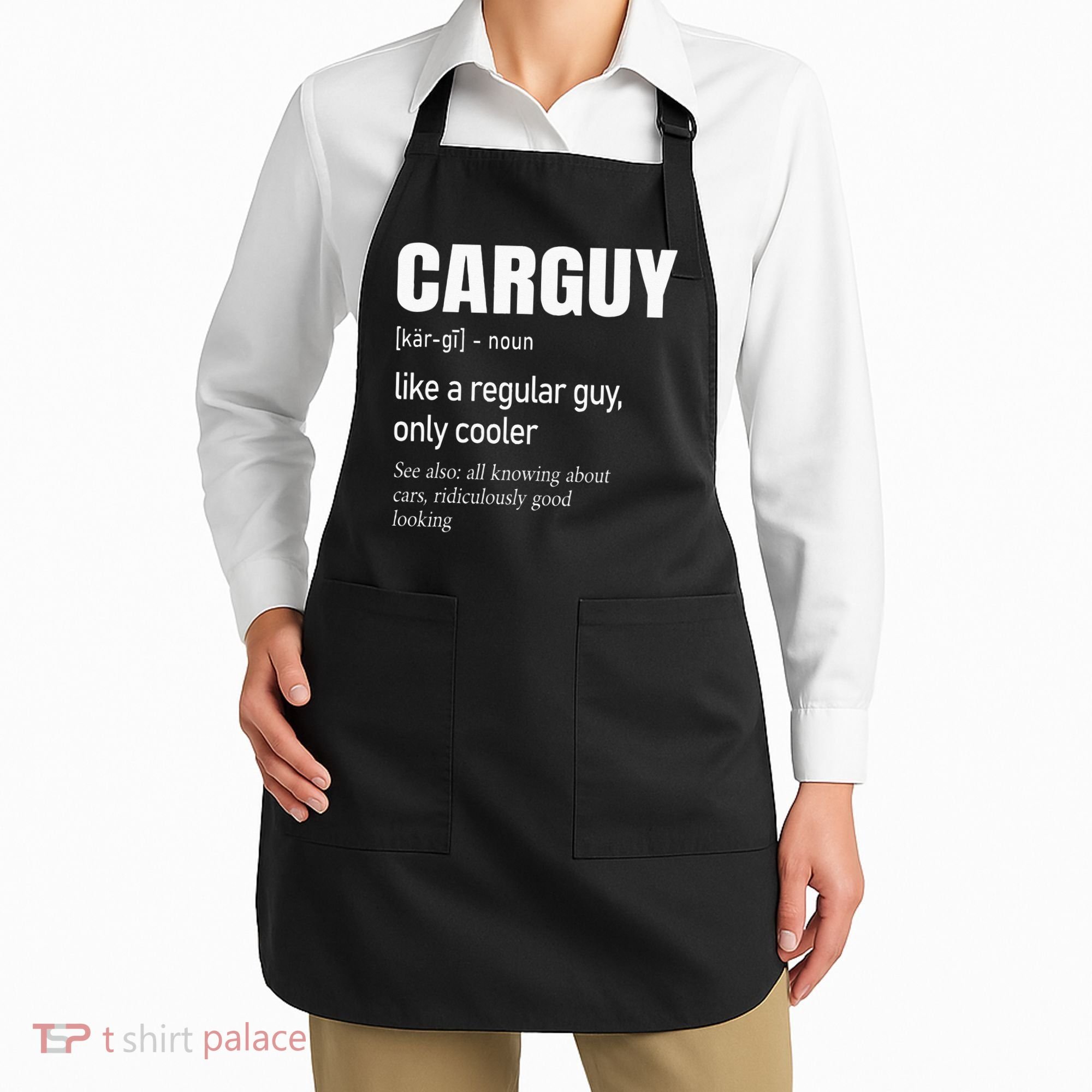 Car Guy Definition Mechanic & Auto Racing Apron