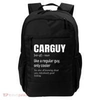 Car Guy Definition Mechanic & Auto Racing Backpack thumb 0