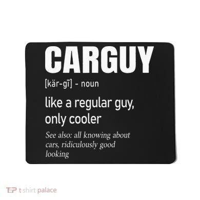 Car Guy Definition Mechanic & Auto Racing Mousepad