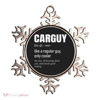 Car Guy Definition Mechanic & Auto Racing Ornament