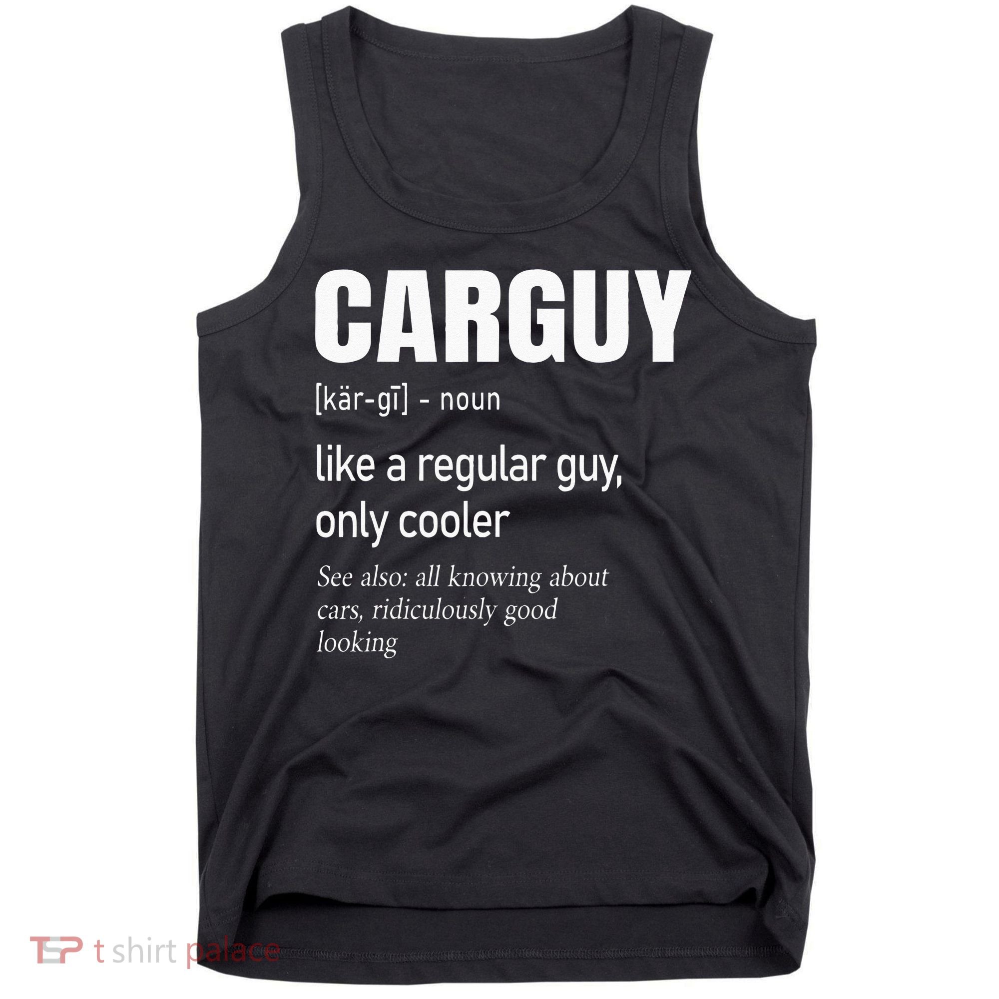 Car Guy Definition Mechanic & Auto Racing Tank Top