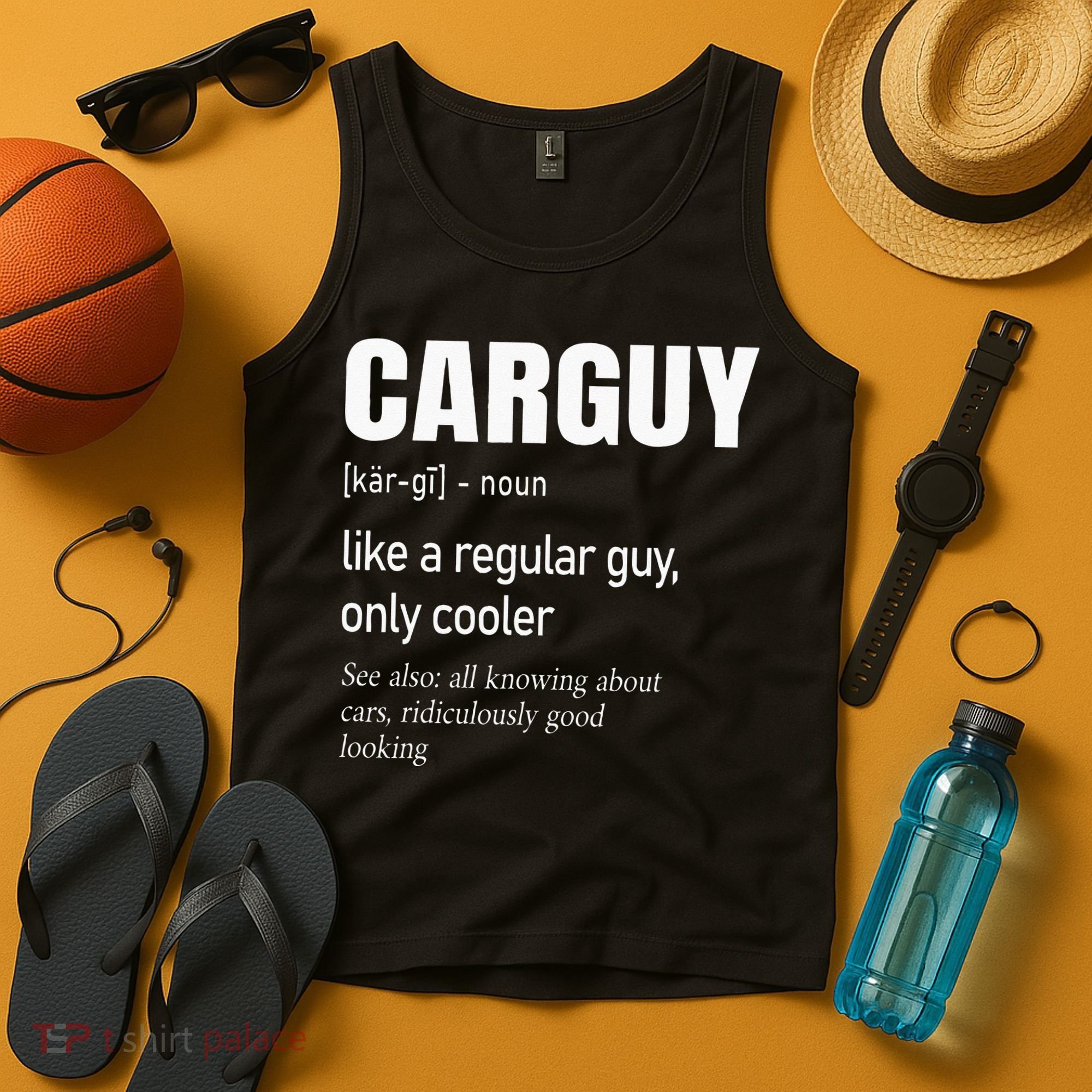Car Guy Definition Mechanic & Auto Racing Tank Top