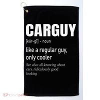 Car Guy Definition Mechanic & Auto Racing Golf Towel thumb 0