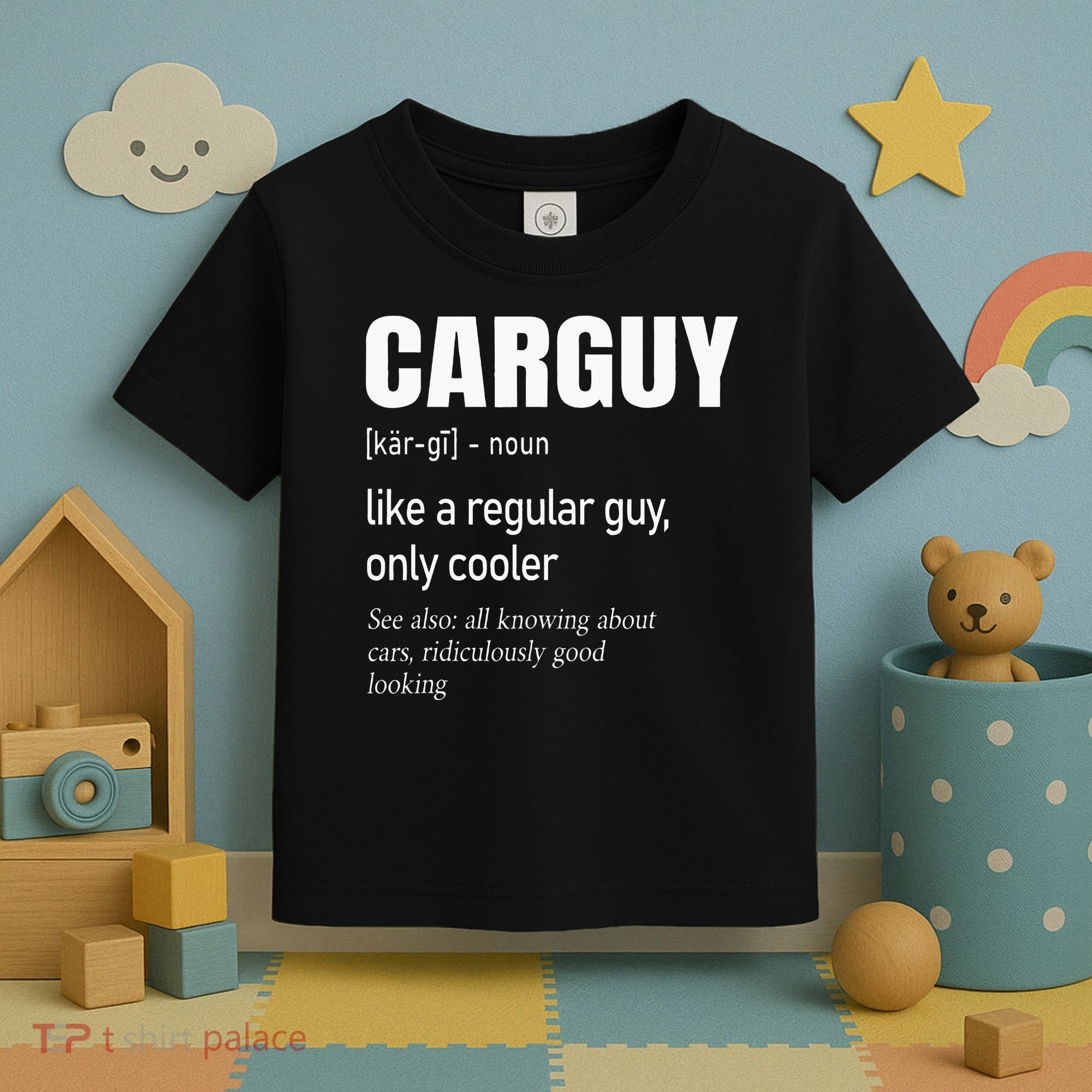 Car Guy Definition Mechanic & Auto Racing Toddler T-Shirt