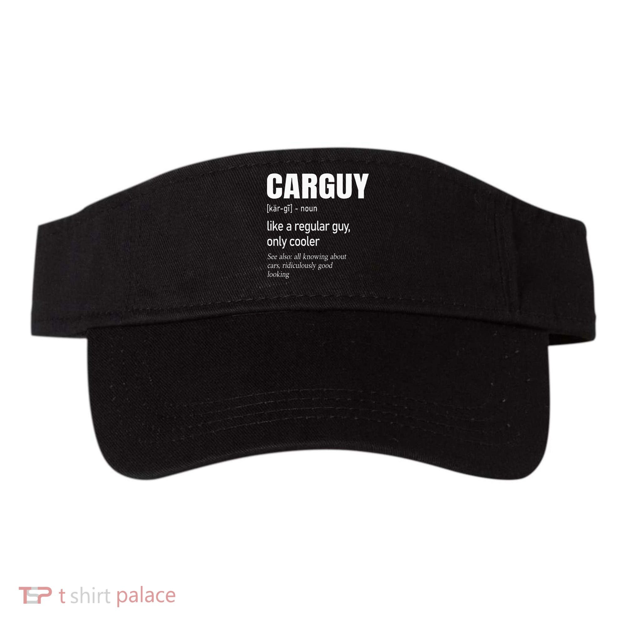 Car Guy Definition Mechanic & Auto Racing Visor