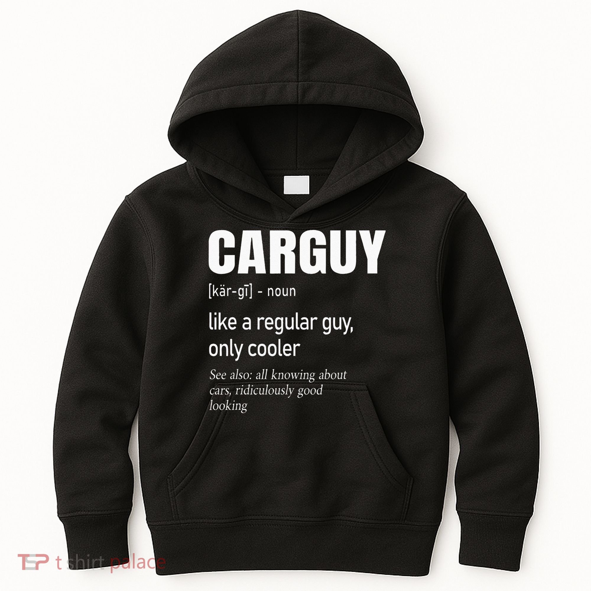 Car Guy Definition Mechanic & Auto Racing Kids Hoodie
