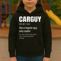 Car Guy Definition Mechanic & Auto Racing Kids Hoodie thumb 3