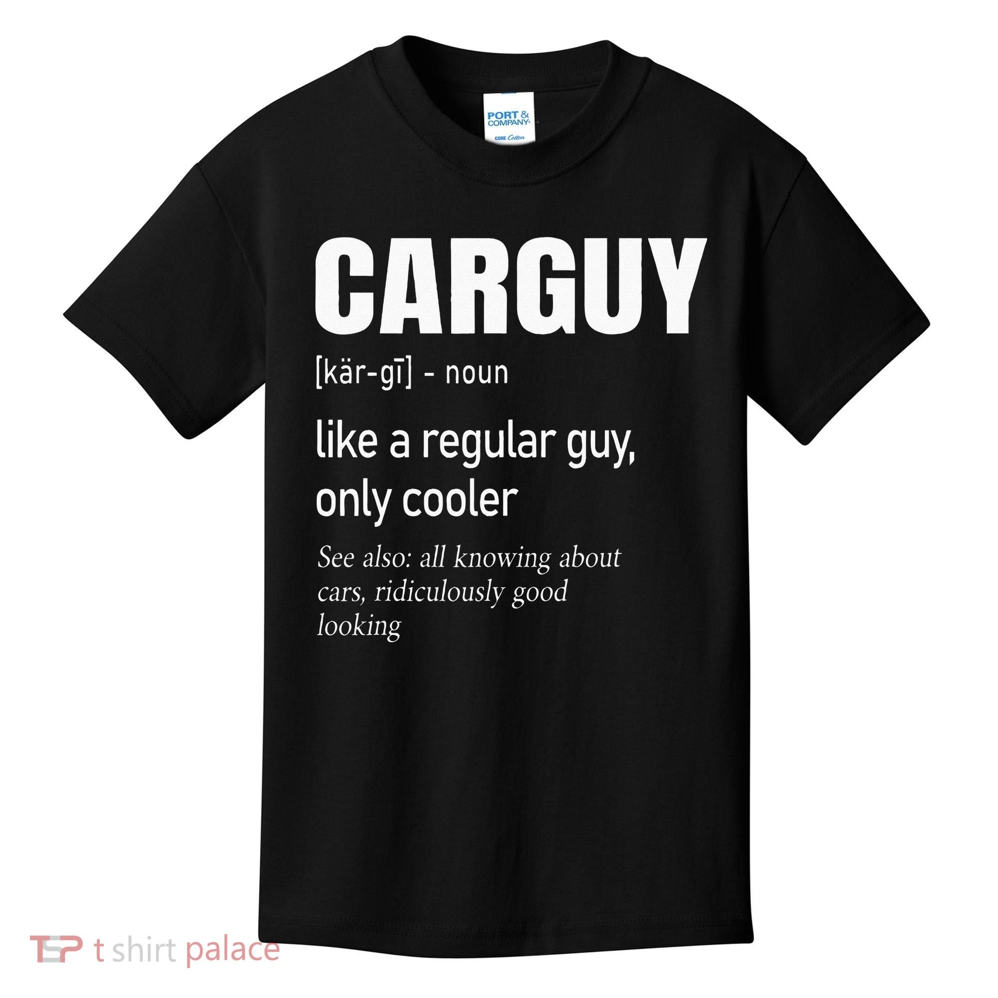 Car Guy Definition Mechanic & Auto Racing Kids T-Shirt