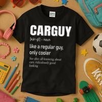 Car Guy Definition Mechanic & Auto Racing Kids T-Shirt thumb 3