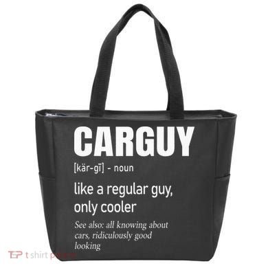 Car Guy Definition Mechanic & Auto Racing Tote Bag