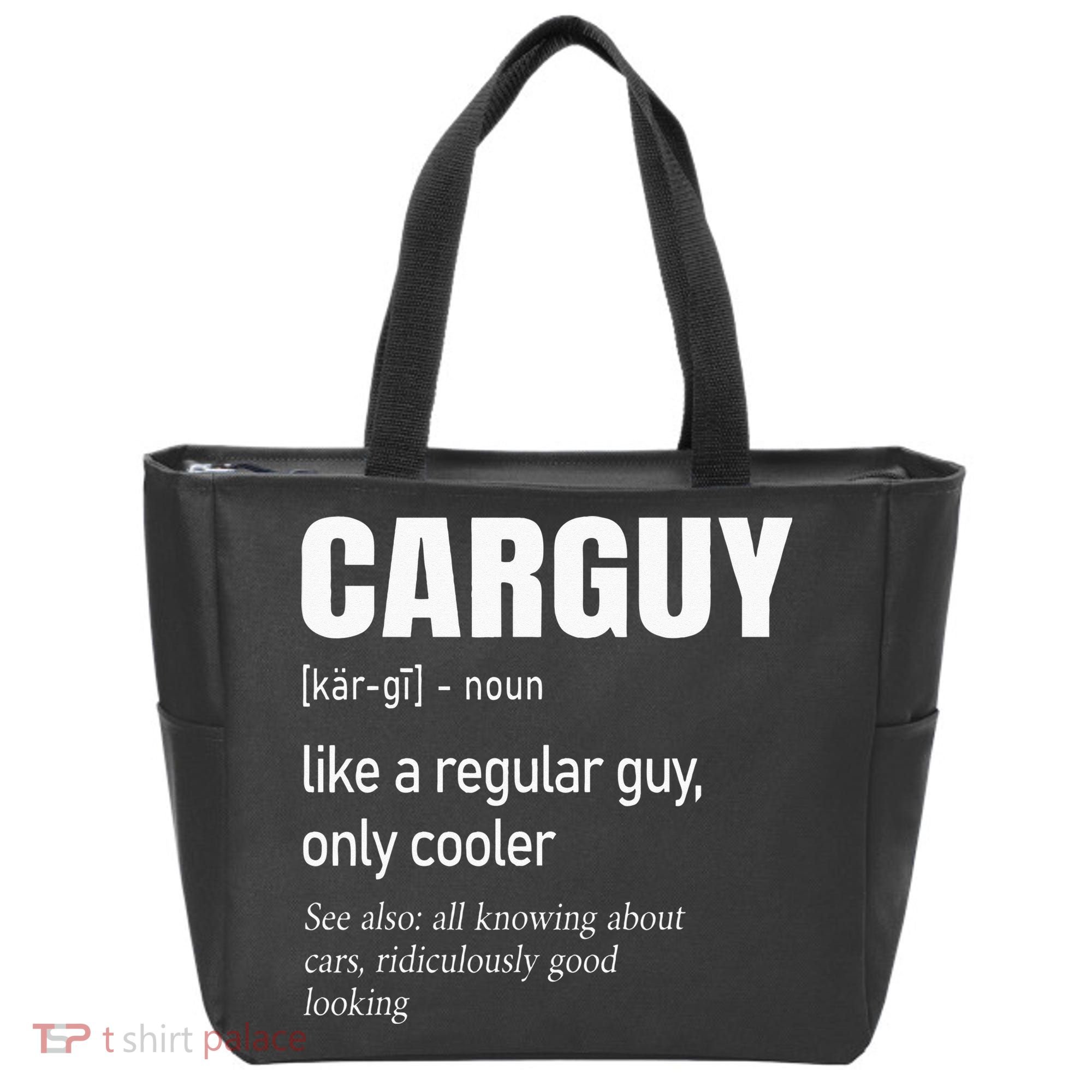 Car Guy Definition Mechanic & Auto Racing Tote Bag