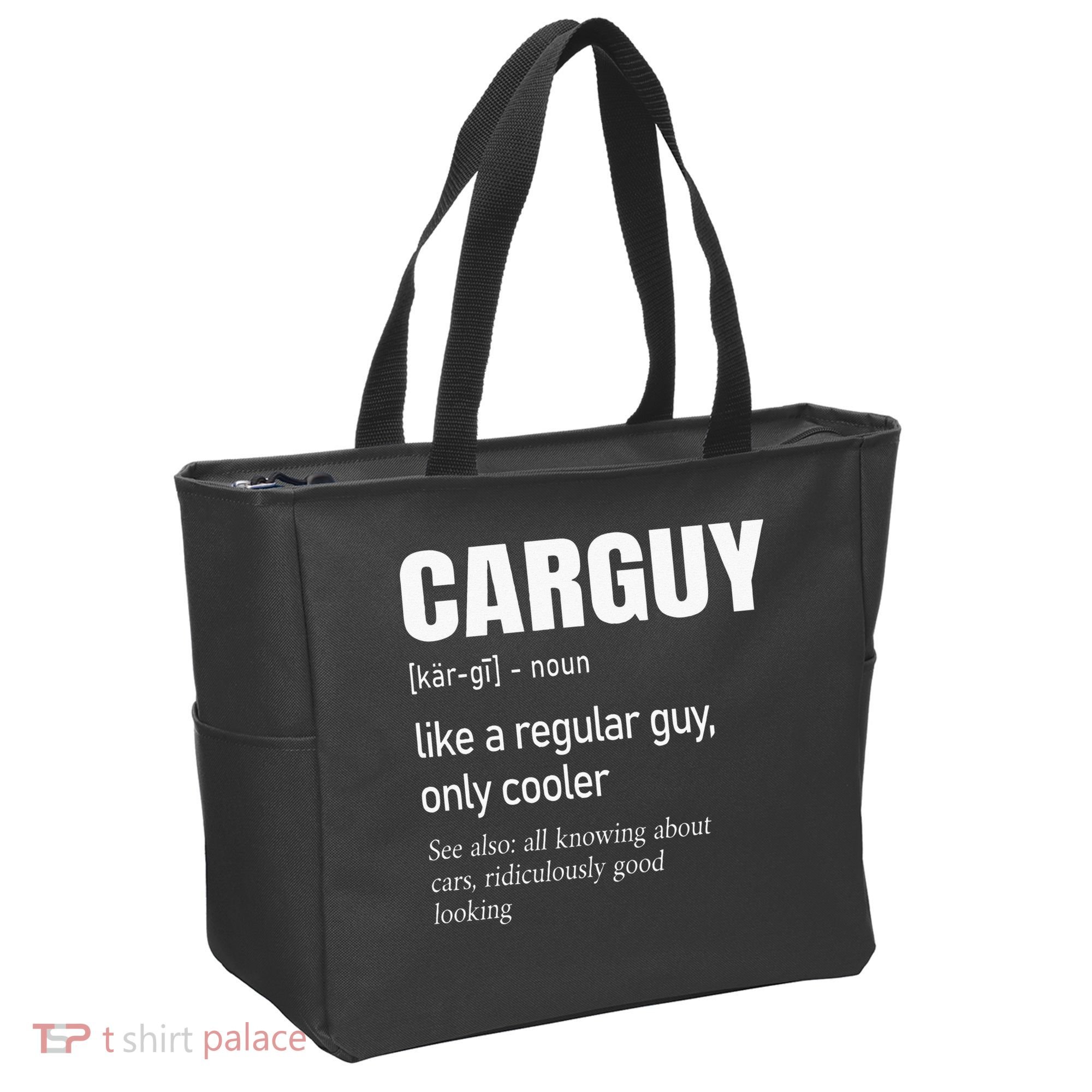 Car Guy Definition Mechanic & Auto Racing Tote Bag