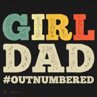 Cool Girl Dad For Father Super Proud Dad Outnumbered Dad Pajama Set thumb 2