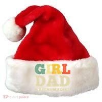 Cool Girl Dad For Father Super Proud Dad Outnumbered Dad Santa Hat thumb 0