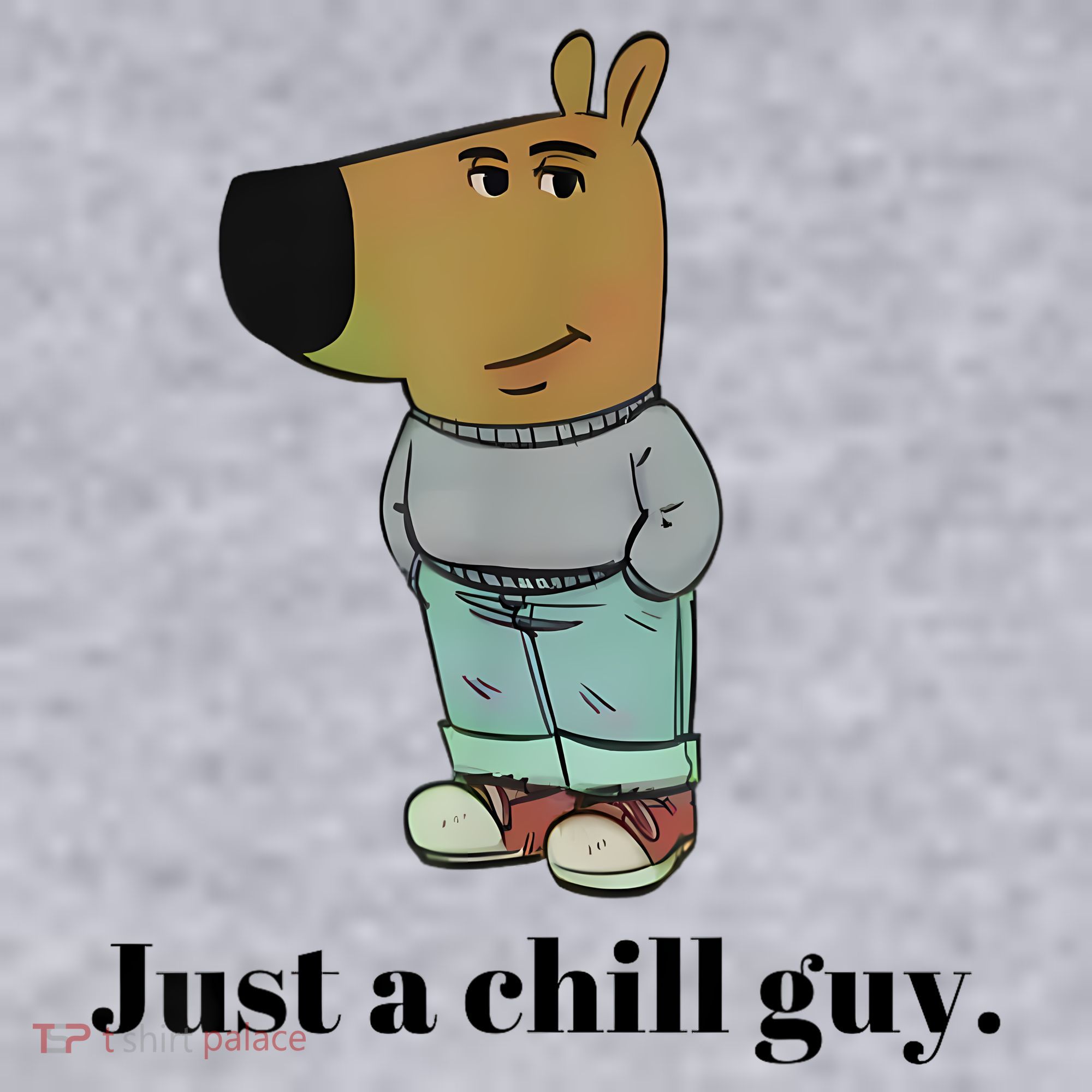 Chill Guy Dog Meme Funny Chill Guy Meme Women's Sweatshirt