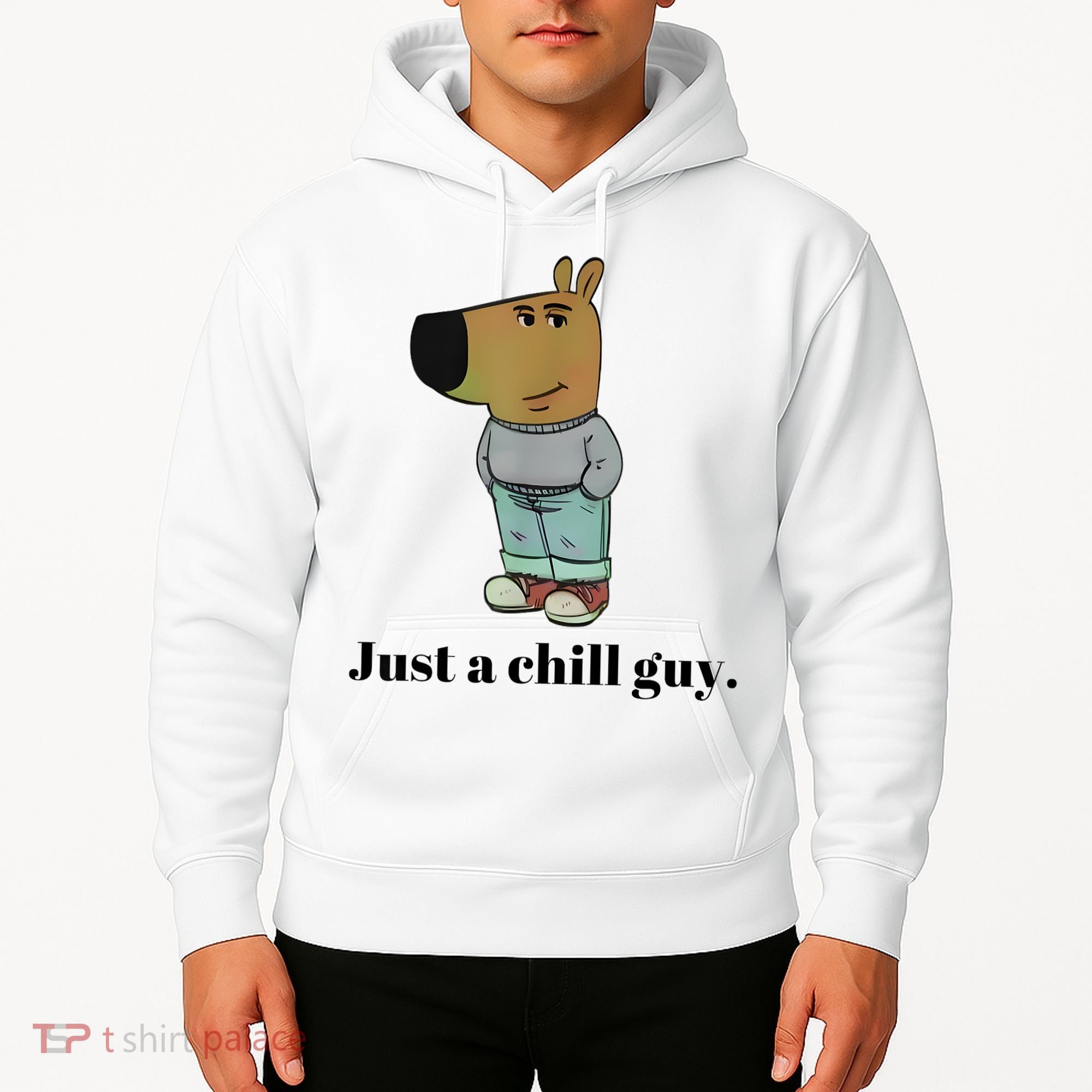 Chill Guy Dog Meme Funny Chill Guy Meme Hoodie