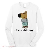 Chill Guy Dog Meme Funny Chill Guy Meme Long Sleeve Shirt thumb 0
