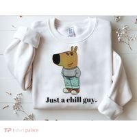 Chill Guy Dog Meme Funny Chill Guy Meme Sweatshirt thumb 2