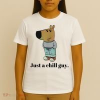 Chill Guy Dog Meme Funny Chill Guy Meme T-Shirt thumb 4