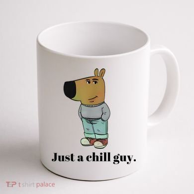 Chill Guy Dog Meme Funny Chill Guy Meme Coffee Mug back