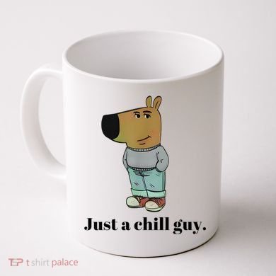 Chill Guy Dog Meme Funny Chill Guy Meme Coffee Mug