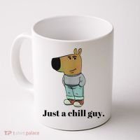 Chill Guy Dog Meme Funny Chill Guy Meme Coffee Mug thumb 0