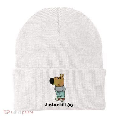 Chill Guy Dog Meme Funny Chill Guy Meme Beanie
