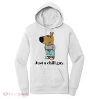 Chill Guy Dog Meme Funny Chill Guy Meme Women's Hoodie thumb 0