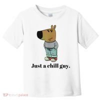 Chill Guy Dog Meme Funny Chill Guy Meme Toddler T-Shirt thumb 0