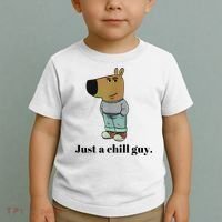 Chill Guy Dog Meme Funny Chill Guy Meme Toddler T-Shirt thumb 2