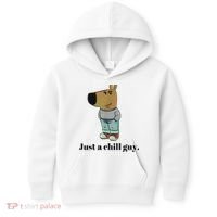 Chill Guy Dog Meme Funny Chill Guy Meme Kids Hoodie thumb 0