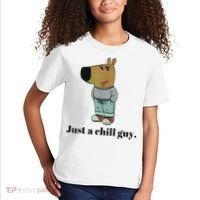 Chill Guy Dog Meme Funny Chill Guy Meme Kids T-Shirt thumb 2