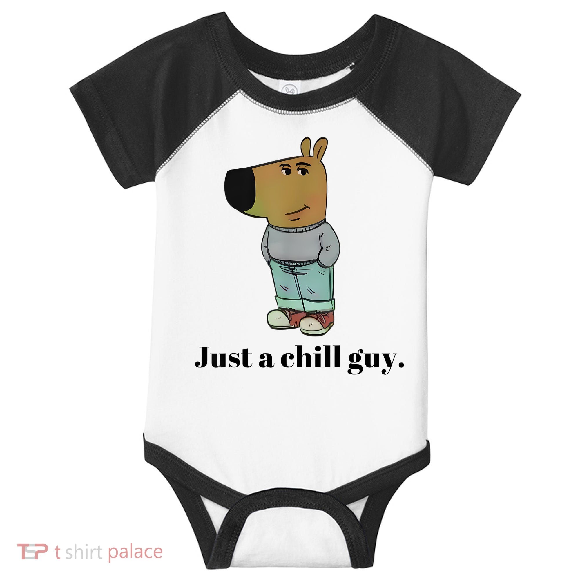 Chill Guy Dog Meme Funny Chill Guy Meme Infant Baby Jersey Bodysuit