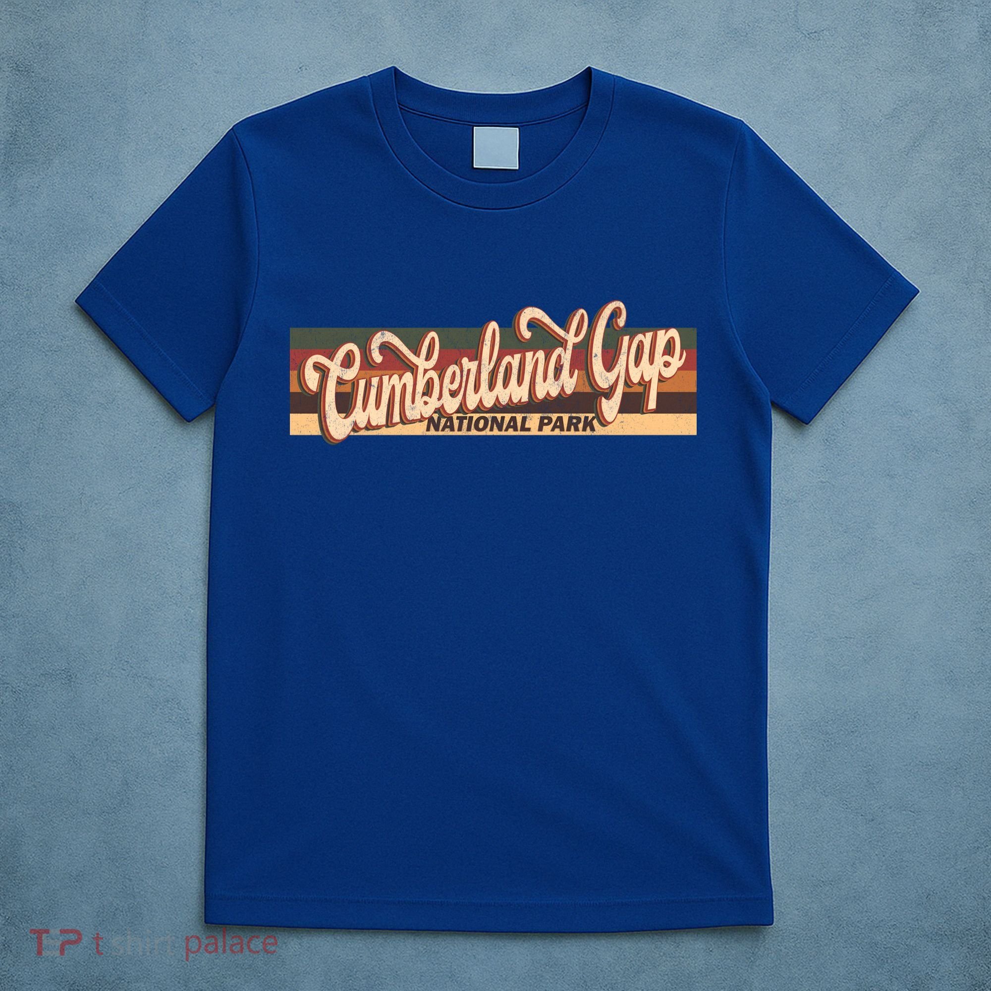 Cumberland Gap Derby Kentucky Us Beach Vintage Retro 70s 80s Gift T-Shirt