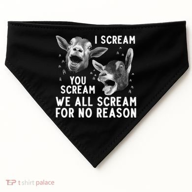 Cute Goat Design Pygmy Goat Farmer Goat Lover Gift USA-Made Doggie Bandana