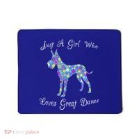Cute Great Dane Dog Lover Inspired Sayings Funny Gift Gift Mousepad thumb 0
