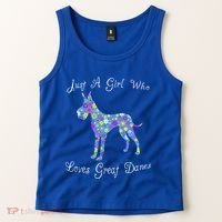 Cute Great Dane Dog Lover Inspired Sayings Funny Gift Gift Tank Top thumb 2