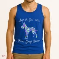 Cute Great Dane Dog Lover Inspired Sayings Funny Gift Gift Tank Top thumb 3