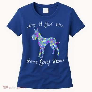 Cute Great Dane Dog Lover Inspired Sayings Funny Gift Gift Women's T-Shirt