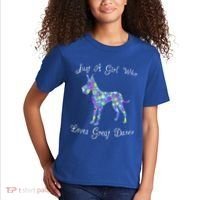 Cute Great Dane Dog Lover Inspired Sayings Funny Gift Gift Kids T-Shirt thumb 2