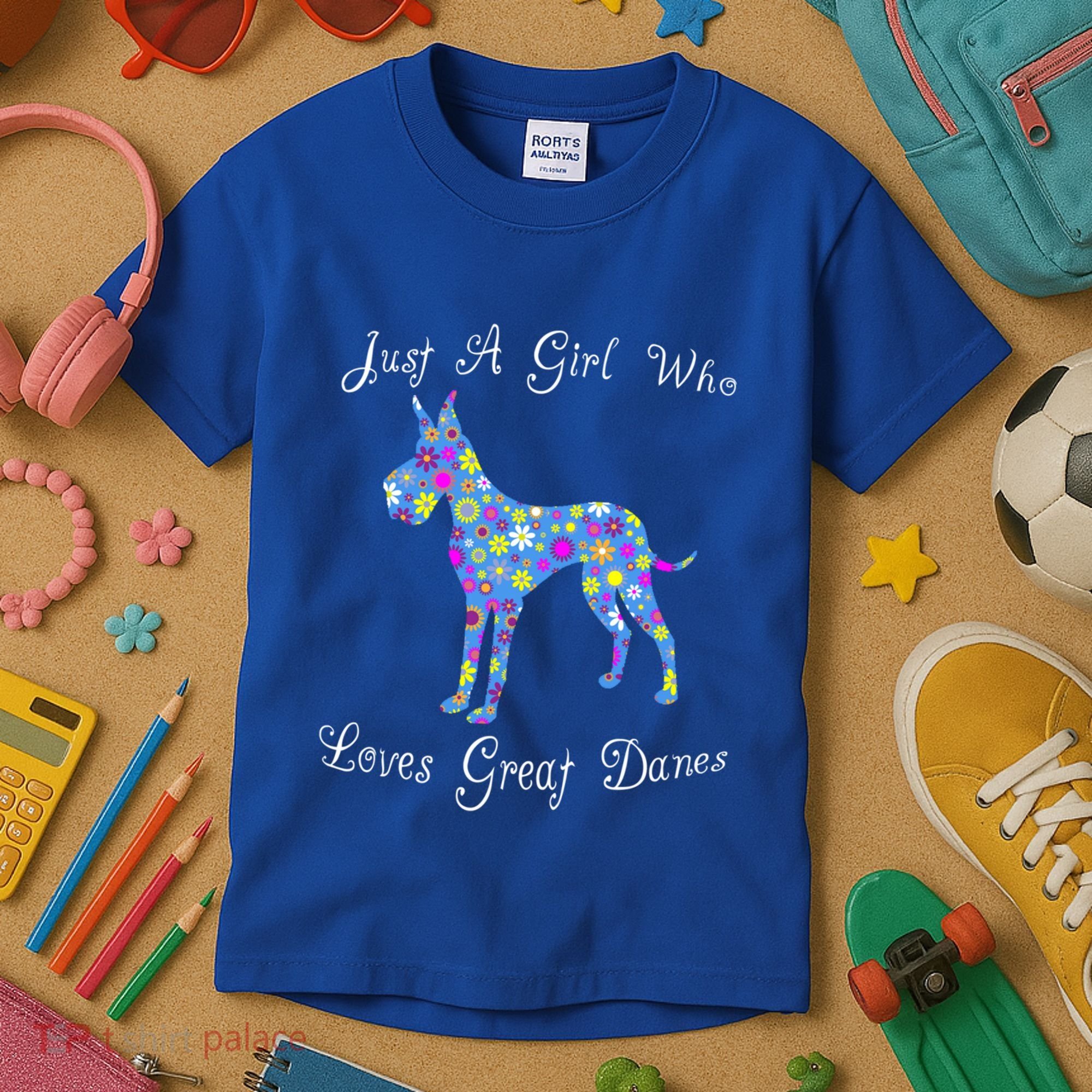 Cute Great Dane Dog Lover Inspired Sayings Funny Gift Gift Kids T-Shirt