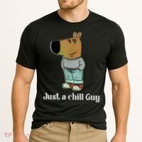Chill Guy Dog Funny Chill Guy Meme Cooling Performance Crew T-Shirt thumb 2