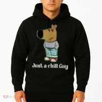 Chill Guy Dog Funny Chill Guy Meme Hoodie thumb 2