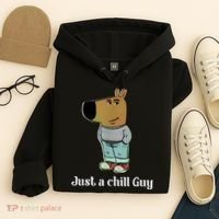 Chill Guy Dog Funny Chill Guy Meme Hoodie thumb 4