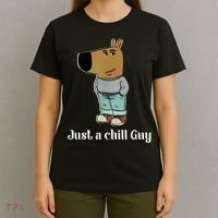 Chill Guy Dog Funny Chill Guy Meme T-Shirt thumb 4